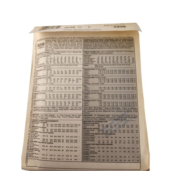 Easy McCalls 3238 & Simplicity 9691 7577 Womens Sewing Patterns Dresses Shirts - Picture 10 of 11